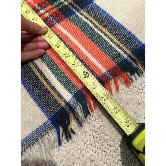 OLD NAVY Oversized Cozy Soft Brushed Flannel Blanket Scarf with Fringe 74”x40” - Picture 4 of 5
